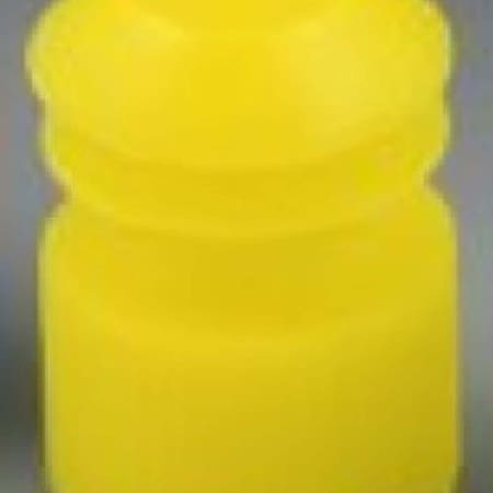 Mckesson Yellow Tube Closure for use with 13 mm Blood Drawing Tubes, 1000PK 177-118240Y